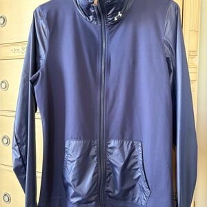 Under Armour Navy Blue Full-Zip Women's Jacket
